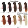 4# Dark Brown Ponytail Extension Curly Ponytail Extension for Women