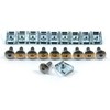 Motorcycle Fairing Bolts & Clips - Stainless Steel Pan Button