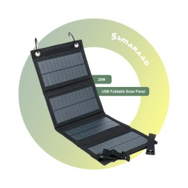 Us Stock Solar Panels 30W Usb Charger Portable Foldable Mini 30W Solar Pane Outdoor Waterproof Portable Foldable Solar  PanelsMaterial: Monocrystalline Silicon, Max. Power: 30W black