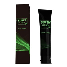 EZ Tattoo Stencil Gel - 3.2OZ Tattoo Skin Solution Gel, Mild Skin-Friendly Tattoo Transfer Gel, Stencil Stuff Gel Cream for Transfer Stickers Paper Tattoo Supplies