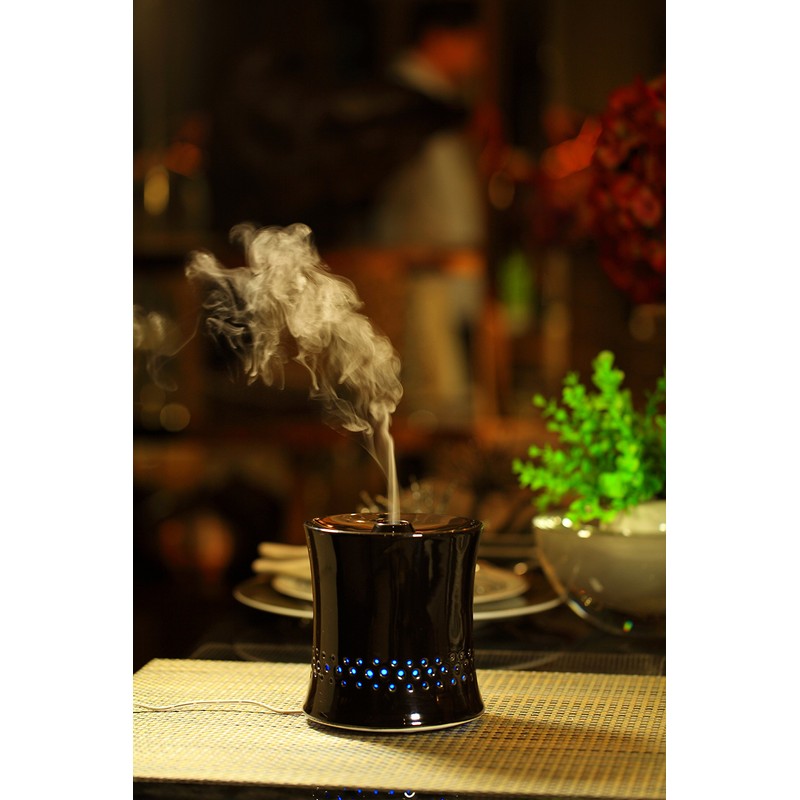 SPT Ultrasonic Aroma Diffuser/Humidifier with Black Ceramic Housing