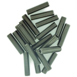 M4 (4mm x 30mm) Hex Socket Grub Screw (Flat Point) - Stainless Steel (A2) (Pack of 20)