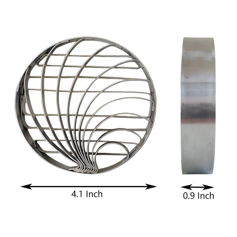Cutter Mexican Bread Mold Made Of Stainless Steel 4.1 Inch,Stamp
