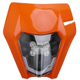 Universal Motorcycle LED Headlight for EXC250, SX250, SXF250, EXC450, SX350, SXF450, EXC525, 640LC4, Dirt Bikes, Motocross, Enduro, Supermoto - Orange
