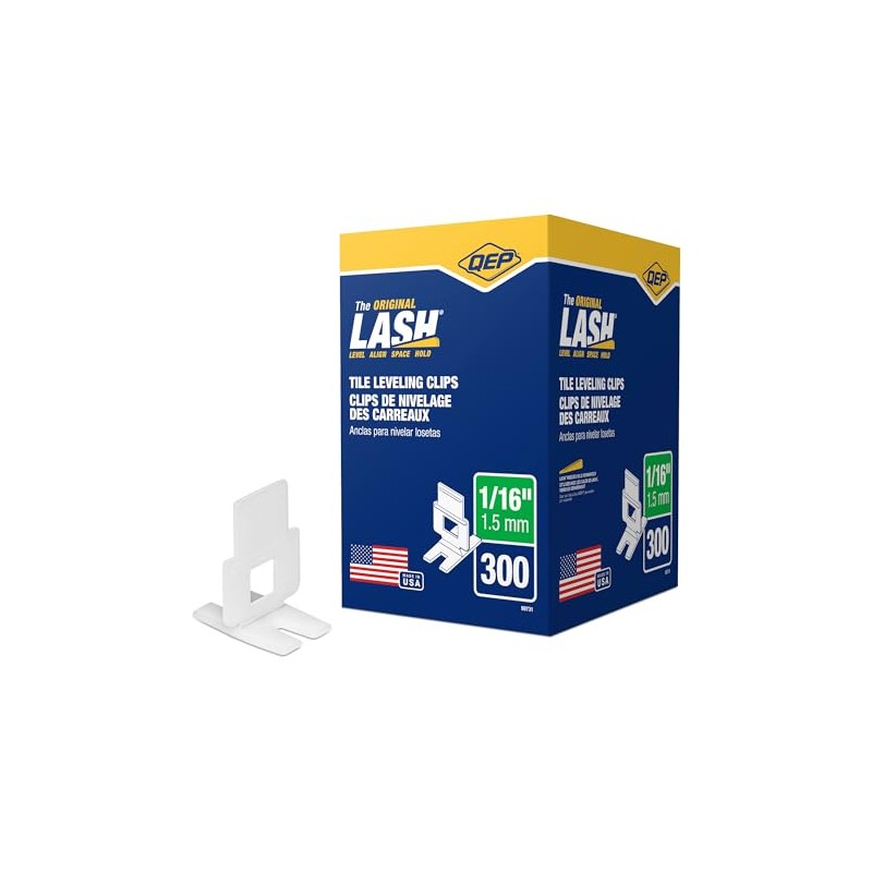 QEP LASH Tile Leveling System, Part A, Clips for 1/16"