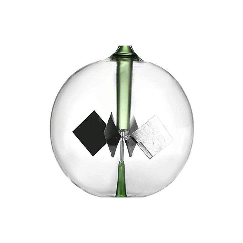 Adjivecct Green Solar Power Radiometer Crook Solar Energy Spinning Vane