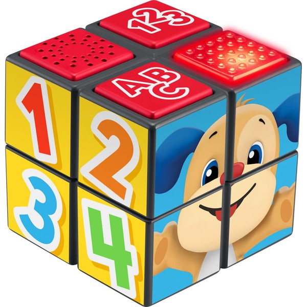 Fisher-Price Laugh & Learn Baby Learning Toy Puppy's Activity Cube