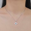 VASSAGO Witches Knot Necklace with Turquoise Stainless Steel Magic Witch