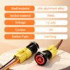 FILN 19mm Latching Push Button Switch, 5A ON Off IP65