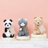 Sunstar Stationery S1426001 Nuimee Panda Plush Pencil Case