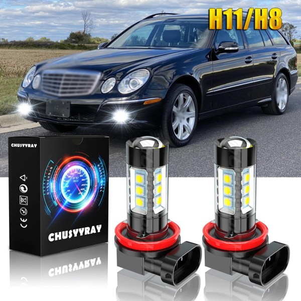 CHUSYYRAY 2X LED Fog Light Bulbs H8 H11 Fog Light