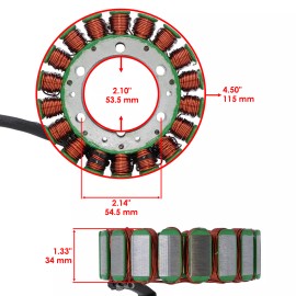 For Honda Stator for Honda 31120-MCK-000 31120-MAH-005 Stator Generator Alternator Magneto