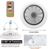 Fan lamp, ceiling fan with LED light, E27, 30 W