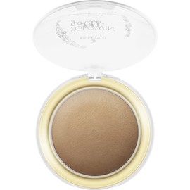 essence the glowin' golds vitamin E baked luminous bronzer, no. 01 live life golden!, brown, for dry skin, for blemished skin, for combination skin, with vitamins, radiantly fresh (7 g)