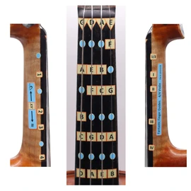 Fantastic Finger Guide for Violins | Stringed Musical Instruments | Fingerboard and Fretboard Stickers for Learning All Notes | Kids/Adult Beginner Violin Finger Guide | Play or Fiddle, 1/4-Size
