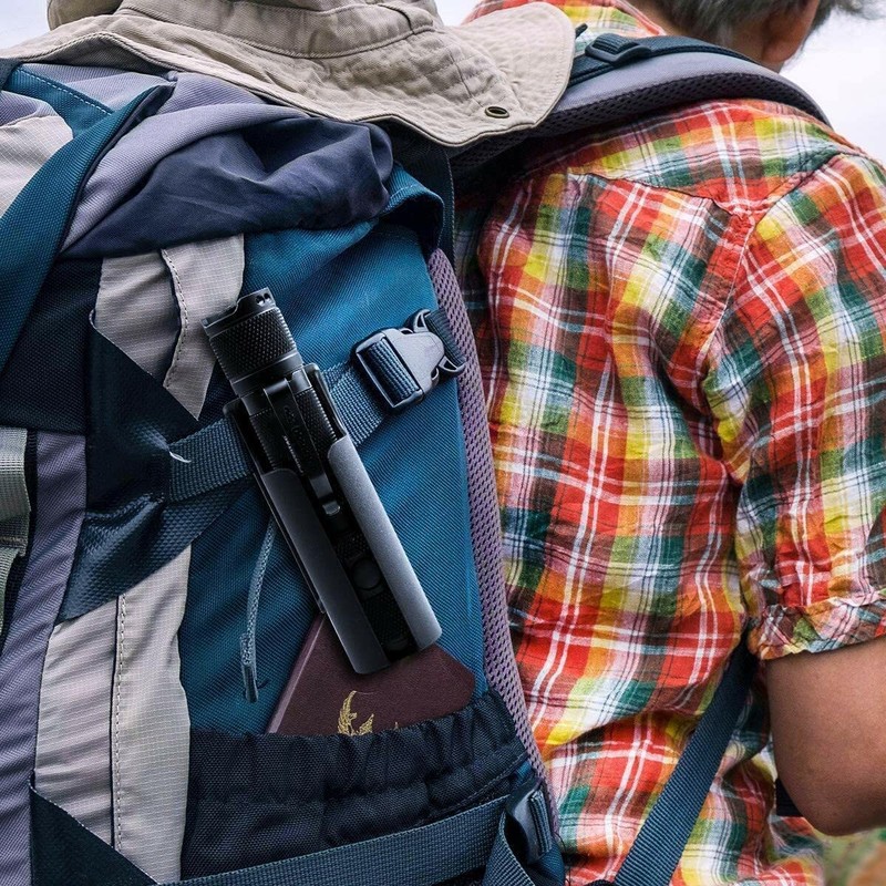 Polyamide Clip-On Kydex Flashlight Holster for Fenix PD35, Olight Baton