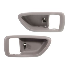 For Toyota Tundra 2004 2005 2006 Door Handle Trim Driver and Passenger Side | Pair | Front/Rear | Inside | Bezel Only | Gray | For IDH010071, IDH010072 | 69278AC010B1, 69277AC010B1