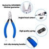 SPEEDWOX Flush Cutters 4-1/2 Inches Mini Flush Cut Micro Plastic