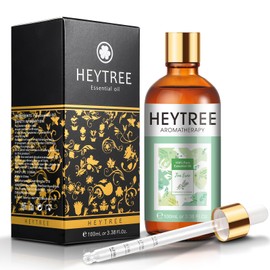 HEYTREE Tea Tree Essential Oil 100ml -Repairs Breaking Nail Cleanning Damage Foot-Deep Cleans pores, Hair Damage,Skin Problems