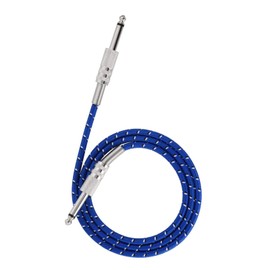 Cable de Guitarra Cable de Audio de 6,35 mm Mono Jack 1/4 "Cable TS para Guitarra, Guitarra eléctrica, Ukelele(1 Meter)