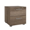 Tvilum 2 Drawer Nightstand, Truffle