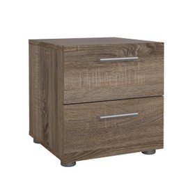 Tvilum 2 Drawer Nightstand, Truffle