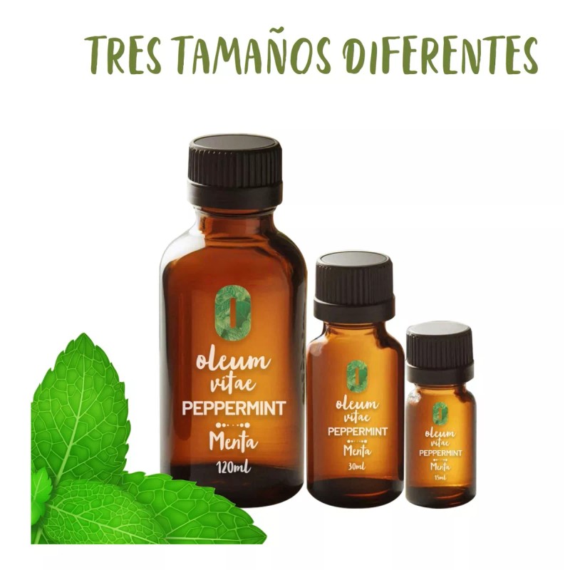Oleum Vitae Aceite Esencial 100% Puro De Menta 120ml