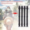 CHIVOLONA 4 Pack Molle Attachments,Tactical Military Binding Retainer,Backpack Straps,Webbing Retainer