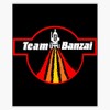 Team Banzai Bumper Sticker Window Water Bottle Decal 5"