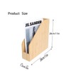 Ninebendstreams 2 Pack Bamboo Magazine File Holder Book Holder Frames