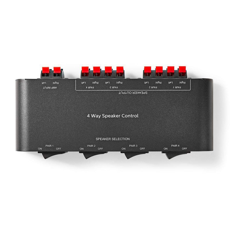Nedis - Speaker control unit - 4 way - connection