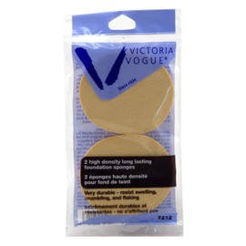 Victoria Vogue #212 Round Sponge 2 Count Foundation (2 Pack)
