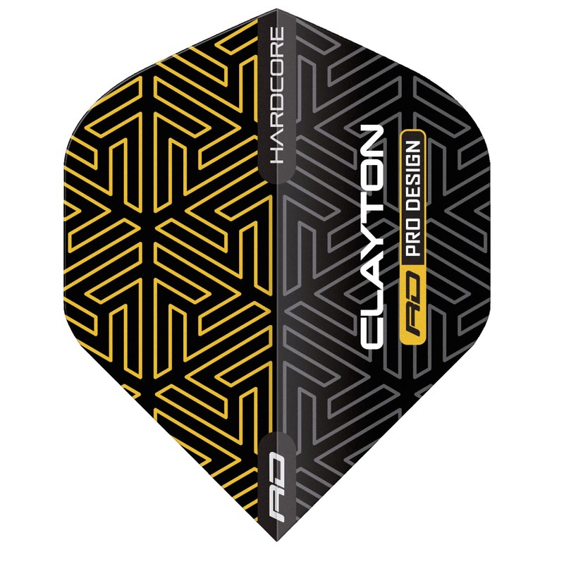 RED DRAGON Jonny Clayton Hardcore Premium Gold & Black Dart