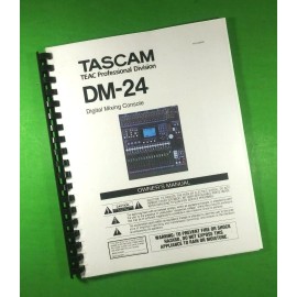 Unbranded Owners Manual for TASCAM DM-24 Digital Mixer 147 Pages W/Clear Covers!