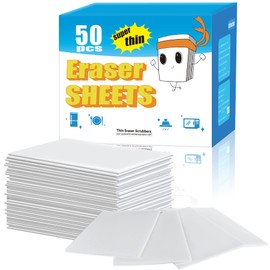100PCS Magic Sponge Eraser Sheets, Reusable Melamine Sponge Eraser, Thin Nano Cleaner Pads Eraser Wipes for Kitchen Shoe Furniture Bathroom Shower Sink Hard-to-Reach Places