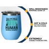 Radiologist Blue Edition Wine Tumbler 12oz - just a human
