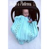 Knitting Pattern for Babies Blanket, Baby Afghan Knitting Pattern, Car