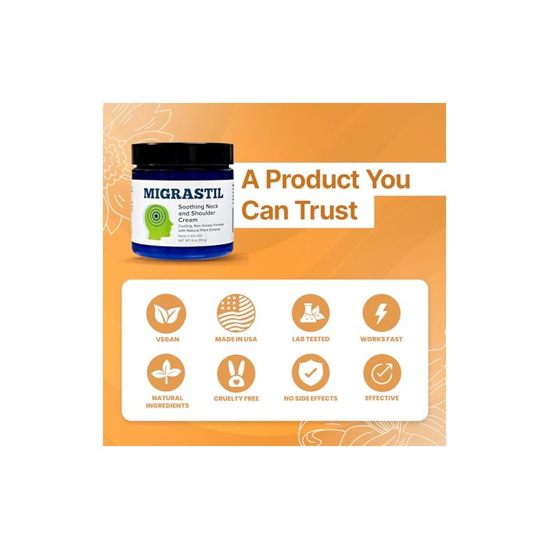 Basic Vigor Crema Migrastil Cuello Hombros Refrescante Reconfortante Migrañas Dolor