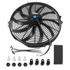 JDMSPEED New Universal Slim 16" Inch 12V Pull 1500 CFM