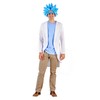 Costume Agent Adult Deluxe Ricky Sanchez Blue Wig and Eyebrow
