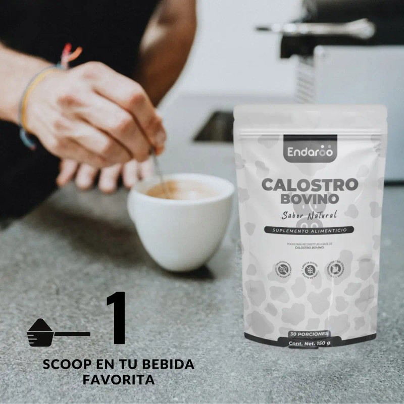 Calostro Bovino 150g Polvo Suplemento Sabor