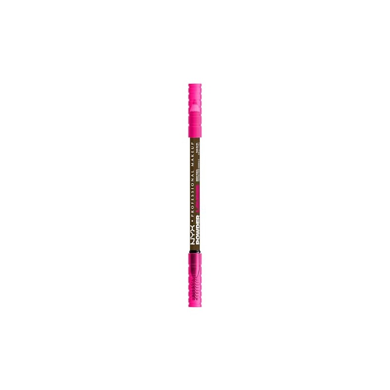 Nyx Professional Makeup, Powder Louder Brow Pencil, Lápiz de Cejas,