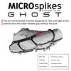 Kahtoola MICROspikes Ghost Winter Footwear Traction, Ultralight Ice Grips with