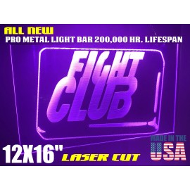 Fight Club sign led neon light / Game Room / Bar / garage 12X16