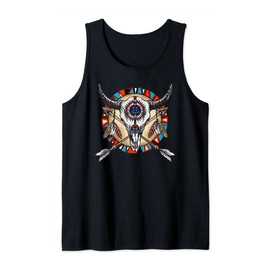 Funny Native American Indian Cross Arrows Gift For Men Women Tank Top