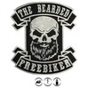 Embroidered Iron on Patch - Big Patch - The Beard