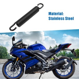 A ABSOPRO Motorcycle Main Bracket Kickstand Return Spring for CBT Black