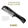 Kent 10T Black Graphite Large Detangler Comb, Wide Tooth Comb
