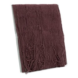 NKlaus 11541 Decorative Fishing Net Brown 200 x 400 cm Pure Cotton as Maritime Decoration