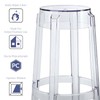 Modway Casper Modern Acrylic Counter Bar Stool in Clear -
